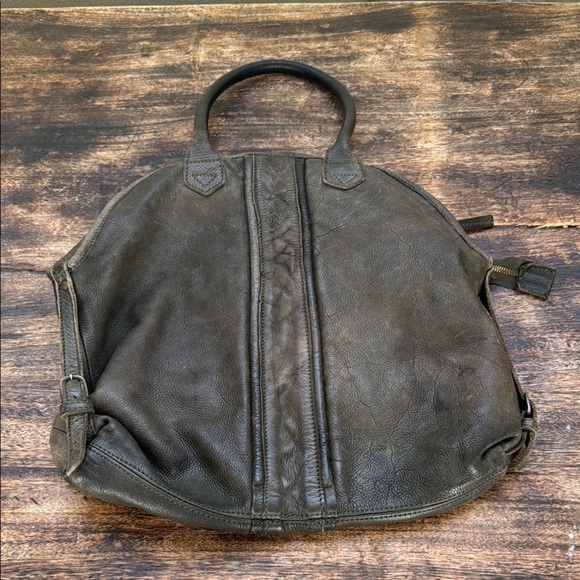 Cowboysbag Moss Green Leather Women's Handbag XL Rare Euc - Picture 1 of 11